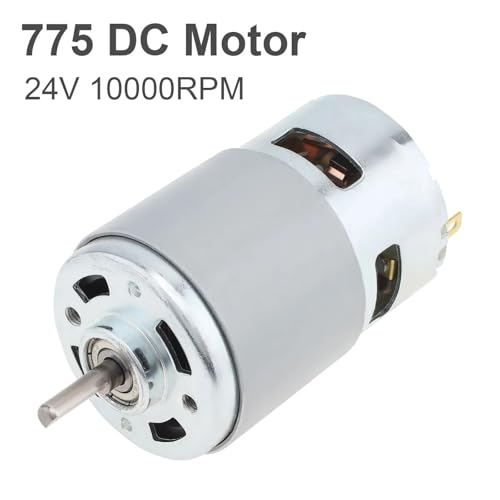 Moteur CC 775 24V 10000rpm arbre en D couple élevé roulement billes - 2