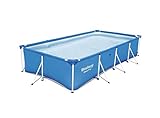 capacidad 5.700 LT Mediawave Store Piscina Bestway 56405 Steel Pro Fame Rectangular 400 x 211 x 81 cm Cap. 5.700 LT.