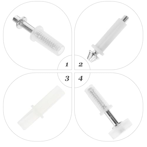 Kit de herrajes para puertas plegables ABOOFAN con bisagras pivotantes autorreclamables y pivotes superiores para puertas empotradas miniatura 5