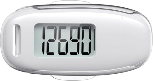 3D Pedometer for Walking, Simple Walking Step Counter with Removable