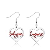WSNANG Korea Group Gift Singer Fans Earrings Fandom Dangle Earrings Music Lover Jewelry Merchandise (Engene ER)