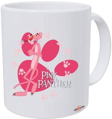 VOLTX DESIGN Pink Panther printed coffee mug
