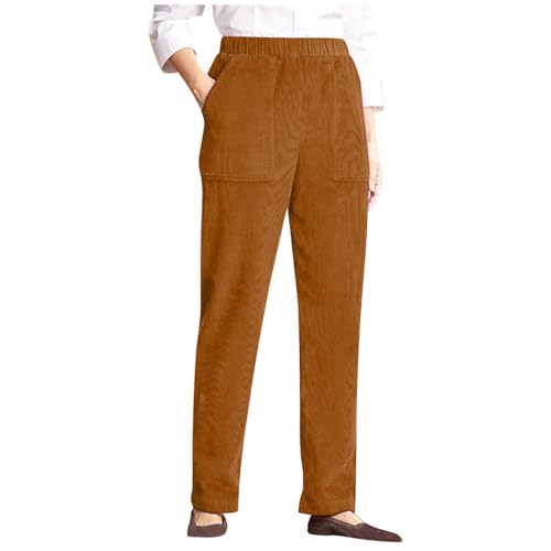 Pantalon de jogging baggy rayé pour femme en coton style casual