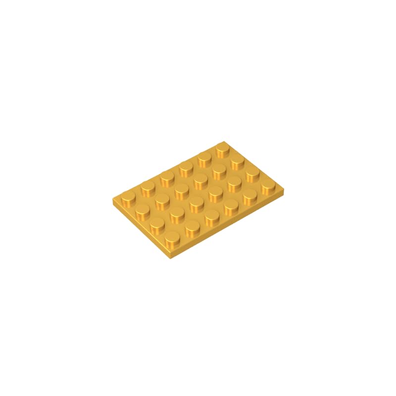 XYEIUGO GDS-520 3032 Foundation Plate 4x6, Metallic Gold, 10 PCS — image 1