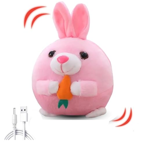 xinrongda Interaktives Hundespielzeug, Bewegendes Hundespielzeug Ball Elektrisch, Interaktiver Spielball für Hunde, Magic Ball mit Klang und Hüpferei, Haustier Hunde Trainingsball für Ostergeschenke