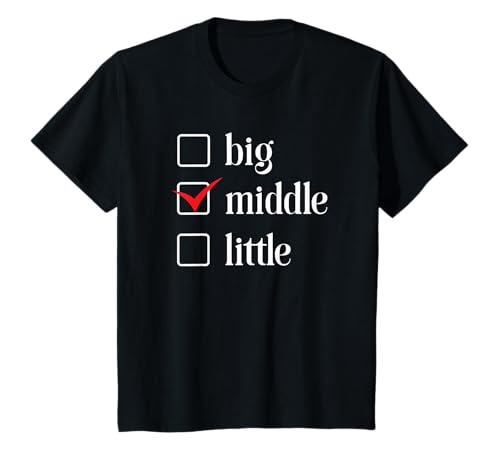 Big MEDIA Little Checkbox coincidencia para hermanos Camiseta