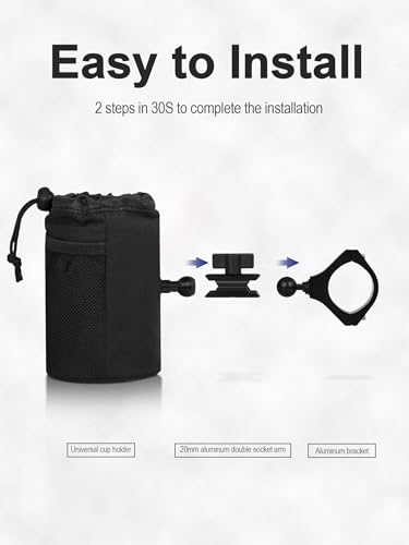 Portavasos Universal para UTV con soporte de aluminio miniatura 6