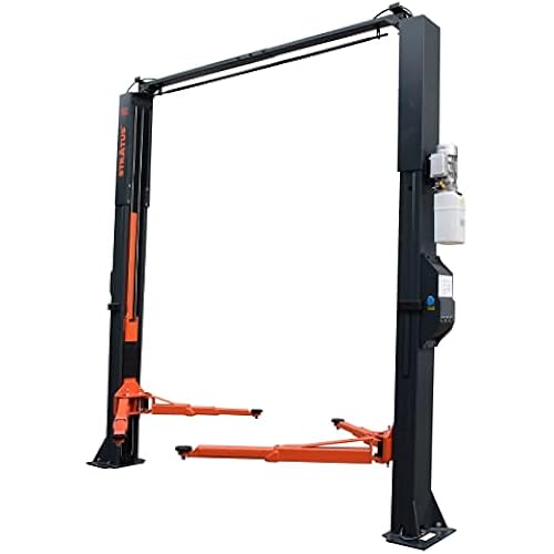 Stratus Extra Wide Asymmetric & Symmetric 2 in 1 Clear Floor Direct Drive Heavy Duty Columns 10,000 LBS Lifting Capacity Single Point Electric Safety Lock Release Car Lift SAE-C10X
