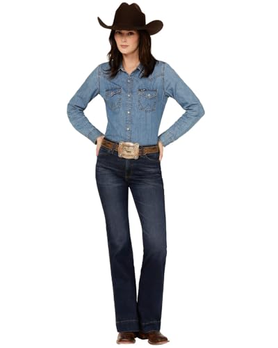 Wrangler Women's Retro High Rise Trouser Jeans