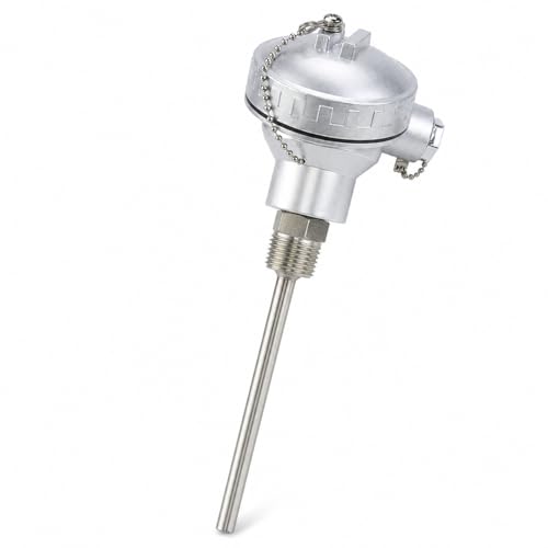 Sonda De Sensor De Temperatura RTD PT100, Cabezal De Terminal De Termopar De Rosca NPT De 1/2