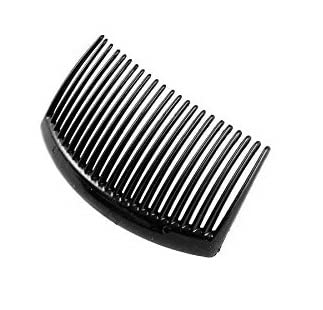 imioxo Black Hair Comb slide Clip Hairpin Side Combs Pin for Women and Girls - Pack of 1