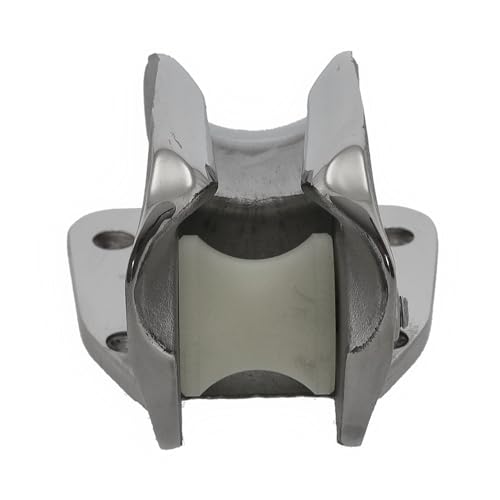 Ankerrolle/Bugrolle | Funktionell & robust | Rostfreier Edelstahl | Rolle aus Nylon | Für Leinen bis 14 mm/Ankerketten von 6-8 mm