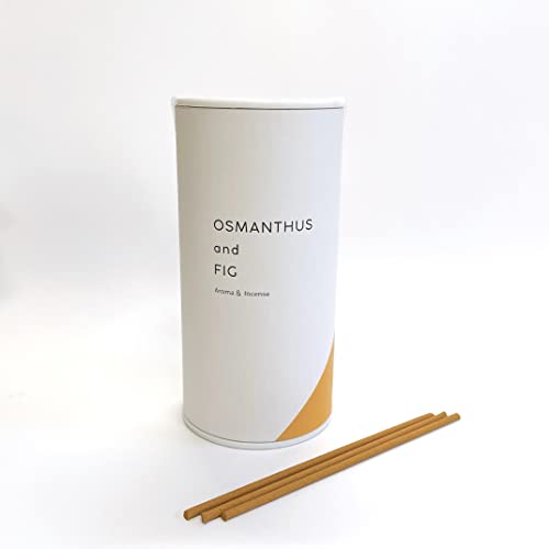 香る線香 【 Aroma & Incense 】オスマンサス&フィグ お香 インセンス 日本製 フレグランス リラックス アロマ 癒し 安らぎ スティック ルームフレグランス おうち時間 おしゃれ インテリア ギフト プレゼント 贈り物