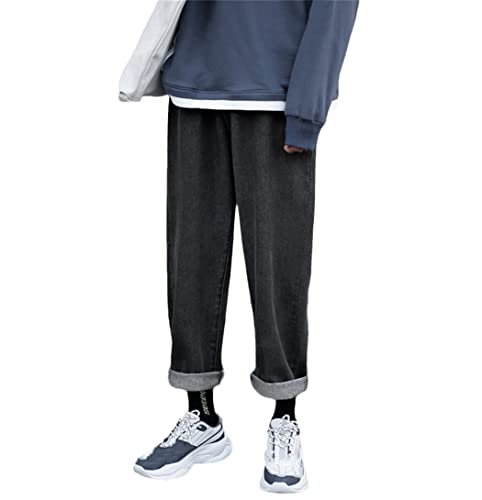Jean large homme streetwear WEGUKRI pantalon hip-hop rétro décontracté uni