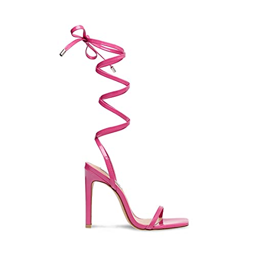 hot pink strappy heels