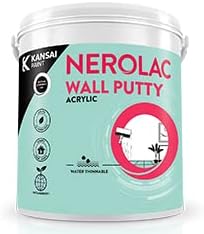 Nerolac premium acrylic putty pack (White, 1 kg)