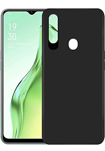 Image of Mobile Back Cover Case for Oppo A31 (Silicone Case|CameraProtection|Black SC1510)