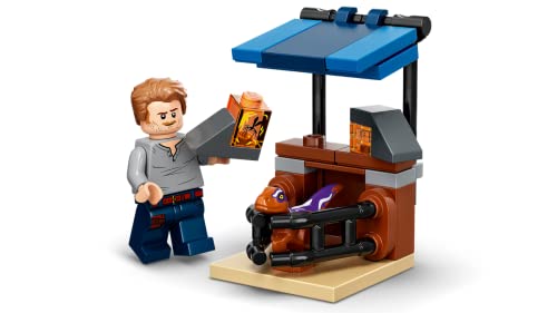 Lego Jurassic World Set - Atrociraptor: Motorradverfolgungsjagd 76945 + Polybag Dinosaurier-Markt 30390 – Bild 6