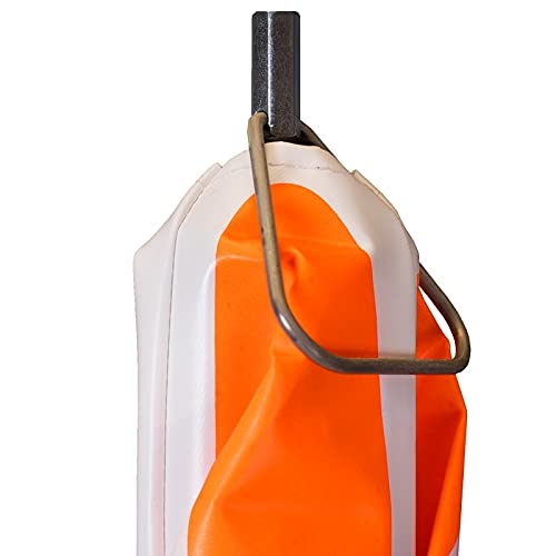 Warnpyramide/Faltsignal - Baustelle - VZ123-Schaufelmann (1 - tagesleuchtend weiß, 70 cm leicht mit Mittelfuß)