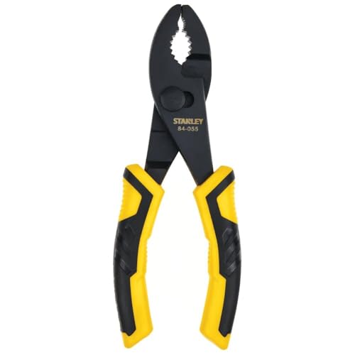 Stanley 84-055 6 Bi-Material Handle Drop-Forged Steel Slip Joint Plier (2 Pack)