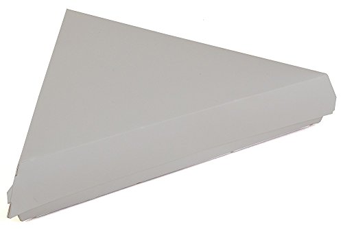 SCT white pizza clamshells, 9.25 x 9 x 1.69, white, paper, 400/carton