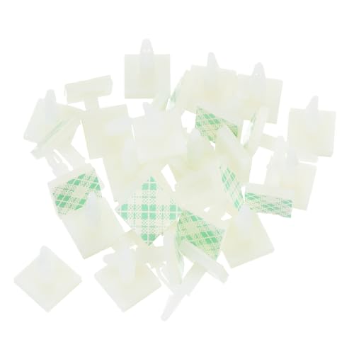 Image of sourcing map 55 Pcs Adhesive PCB Spacer, Sticky Nylon Insulated Standoffs for PCB Board, Supporting Height 0.43", Fits PCB Hole Dia 3mm to 3.2mm, White