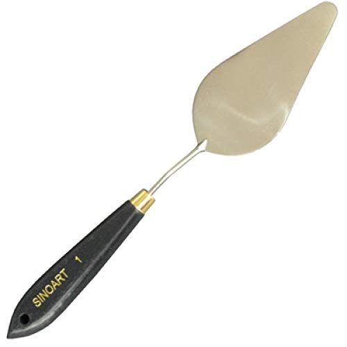 Sinoart Espátula Para Pintura em Tela 01, Inox