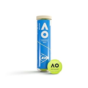 Dunlop Unisex D Tb Australian Open 4Pet Tennisbälle, Yellow, One Size