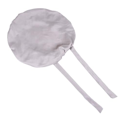 Bonnet de nuit en soie naturelle Mikinona ajustable pour cheveux femmes et filles