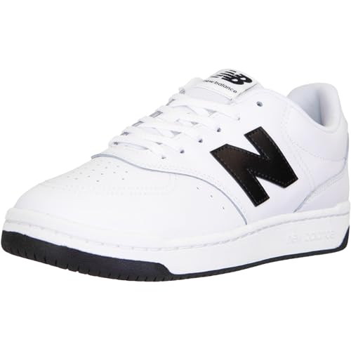 New Balance BB80 Sneaker Trainer Schuhe (White/Black, EU Schuhgrößensystem, Erwachsene, Numerisch, M, 42)