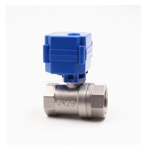 Válvula de bola motorizada con control CR04 automático y resistencia AC220V para fluidos 6