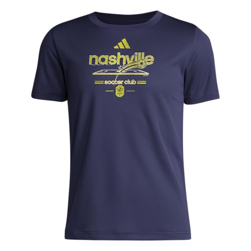 adidas Kids' Nashville SC Vintage World Pre-Game Short Sleeve T-Shirt