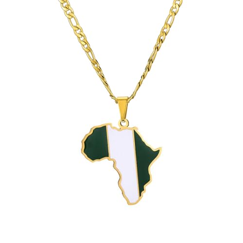 Genérico Africa Necklace Fashion Stainless Pendant Necklace Nigeria necklace