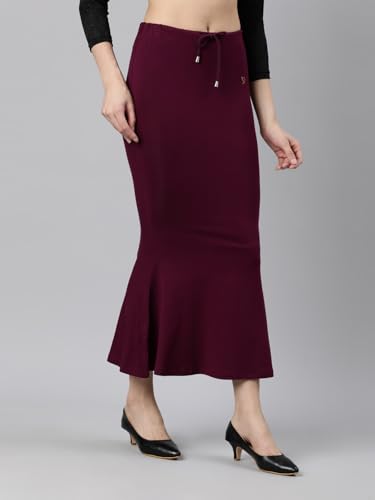 Image of TWIN BIRDS Saree Shapewear for Women | Super Soft Viscose Elastane Saree Petticoat Skirt | Stretchable & Comfortable SareeShaper