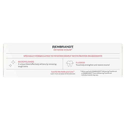 Rembrandt Intense Stain Toothpaste, Mint, 3 Ounce, 2-pack – Ansicht 3