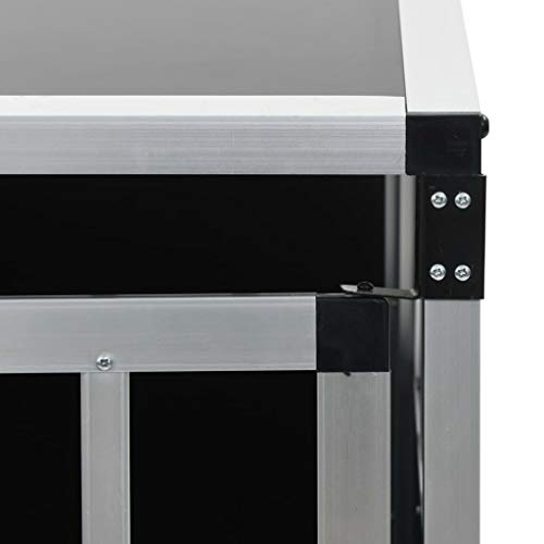 Festnight Hundetransportbox Hundekäfig Hundebox Auto Transportbox Hund mit Einzeltür (54 x 69 x 50 cm)