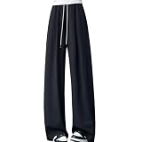 ワイドパンツ レディース 薄手 ロングパンツ ハイウエスト ポケット付き イージーパンツ 体型カバー ゆったり おしゃれ(YJP0025B-L)
