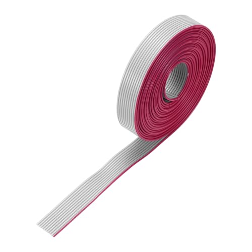 Cable plano de paso 1,0 mm con 10 pines y 2,5 m de longitud AWM 2651 gris