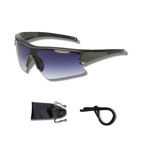 BAYTECH Gafas Padel Tennis Running Ciclismo - HiTech Series - Accesorios Deporte para Hombre y Mujer, Gafas de Protección Seguridad con Lentes UV400 - Incluye Cuerda Sujeción