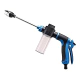 Powerjet Wasser, Power Jet Hochdruckpistole, Powerjet Water Hochdruckreiniger, 3 Sprühmodi Für Gartenschlauch, Ideal Für Autowäsche, Garten & Terrasse (Blau-B)