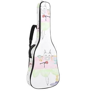 Housse de protection rembourrée pour guitare classique acoustique Motif poisson océan, Multicolore 06, 42.9×16.9×4.7 in… - Les Beatles, Paul McCartney, John Lennon, RIngo Starr, George Harrison