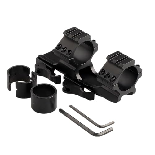 ProWildGear 25.4mm/ 30mm Cantilever Scope Fits 20mm Picatinny Rail Quick Release Scope Rings