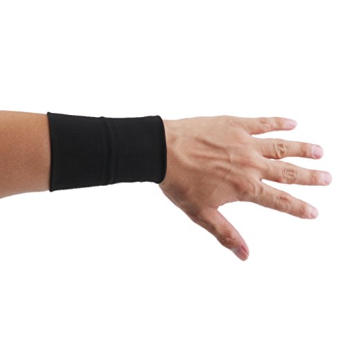 Image of Generic Elastic Wrist Hand Brace Support Carpal Tunnel Tendonitis Relief XL Black