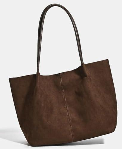 Bolso Tote de Gamuza Vegana 2 Piezas para Mujer miniatura 4