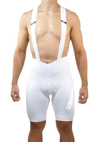 BRETELLE CICLISMO ELITE MASCULINO SÓDBIKE BRANCO (XG)