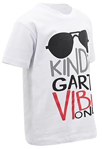 Image of Unique Baby Boys Kindergarten Vibes Only Back to School T Shirt