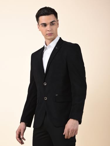 Image of Cantabil Blazer for Men l Premium Casual Blazer Slim Fit Notched Collar Polyester Fabric Solid Pattern