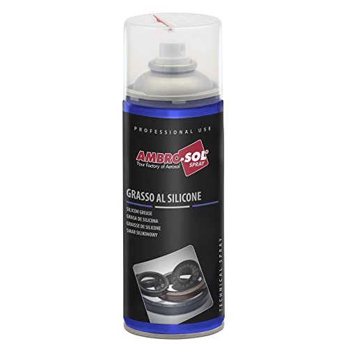 AMBRO-SOL, Lubricantes, Grasa de Silicona, Spray 400 ml