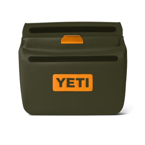 Image of YETI Sidekick Dry 3L Gear Case, Olive /King Crab Orange