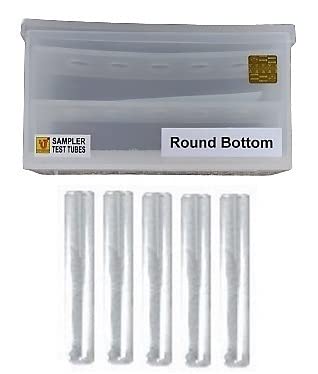 Lab Junction Colorimeter Test Tubes,Test Tubes Set of 5 No.s for Photo Colorimeter 3.5 ml with Stand (Round Bottom) as per Quality Standards (B08SKYCD2V) Amazon Price History, Amazon Price Tracker